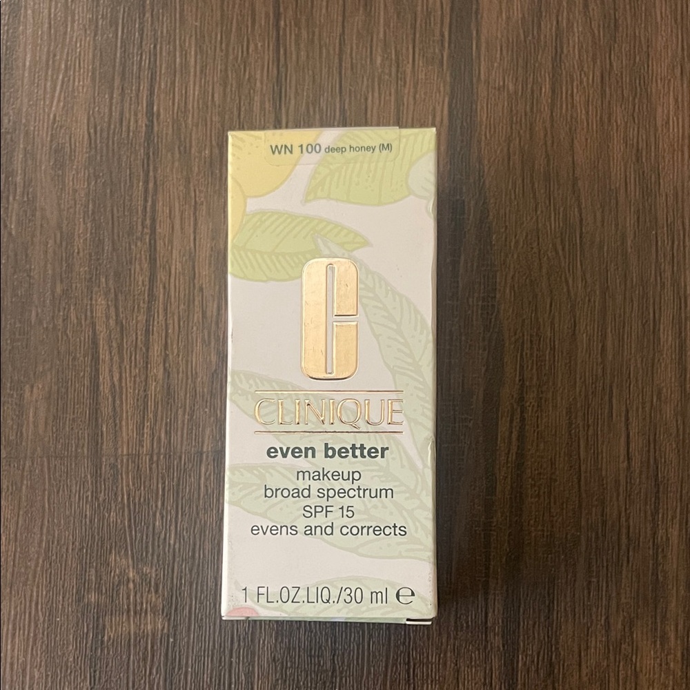 Clinique Even Better Makeup SPF 15 -WN 100 Deep Honey